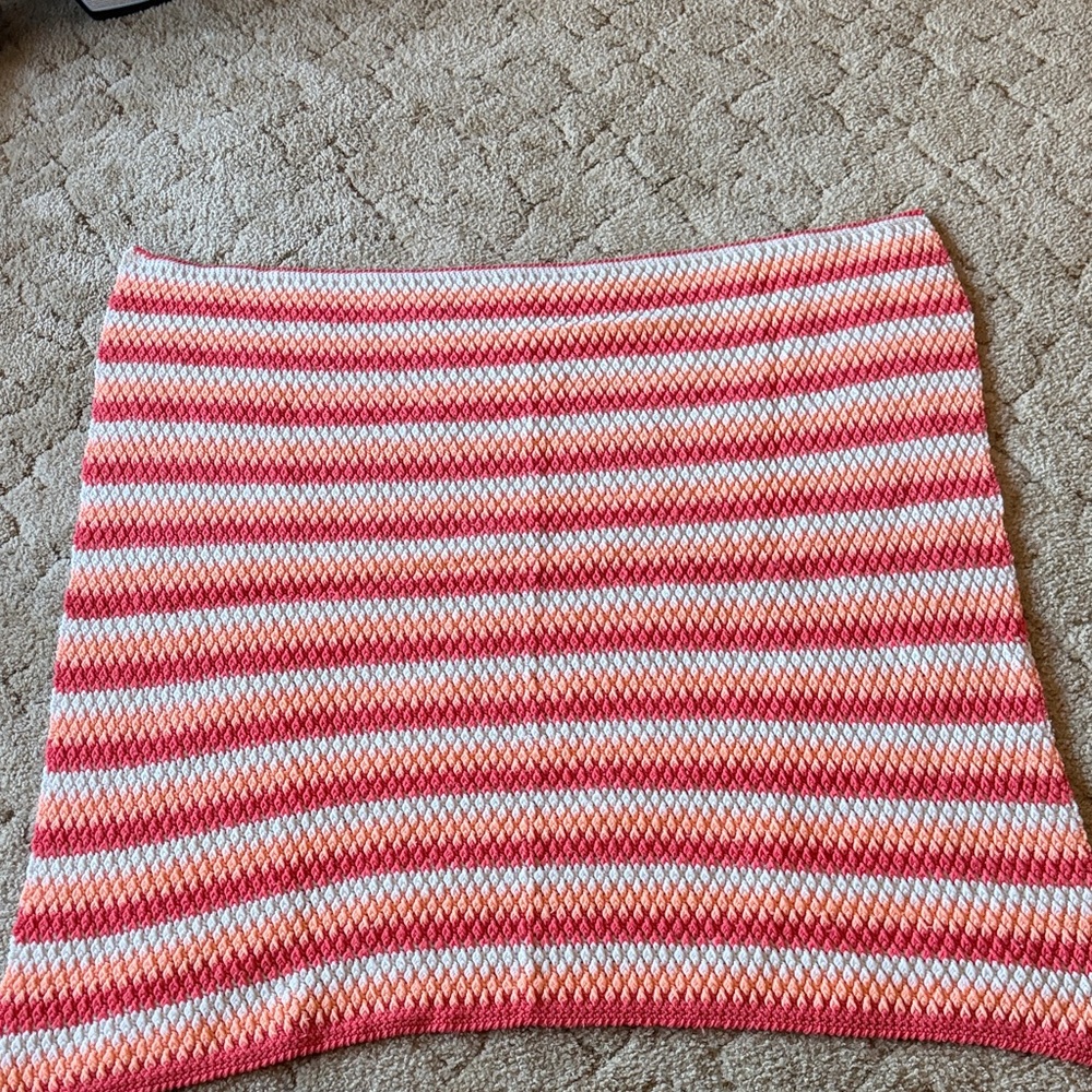 Handmade Crochet Afghan / Baby Blanket